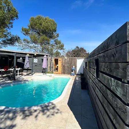 La Yourte De Nimes, , Piscine Bois